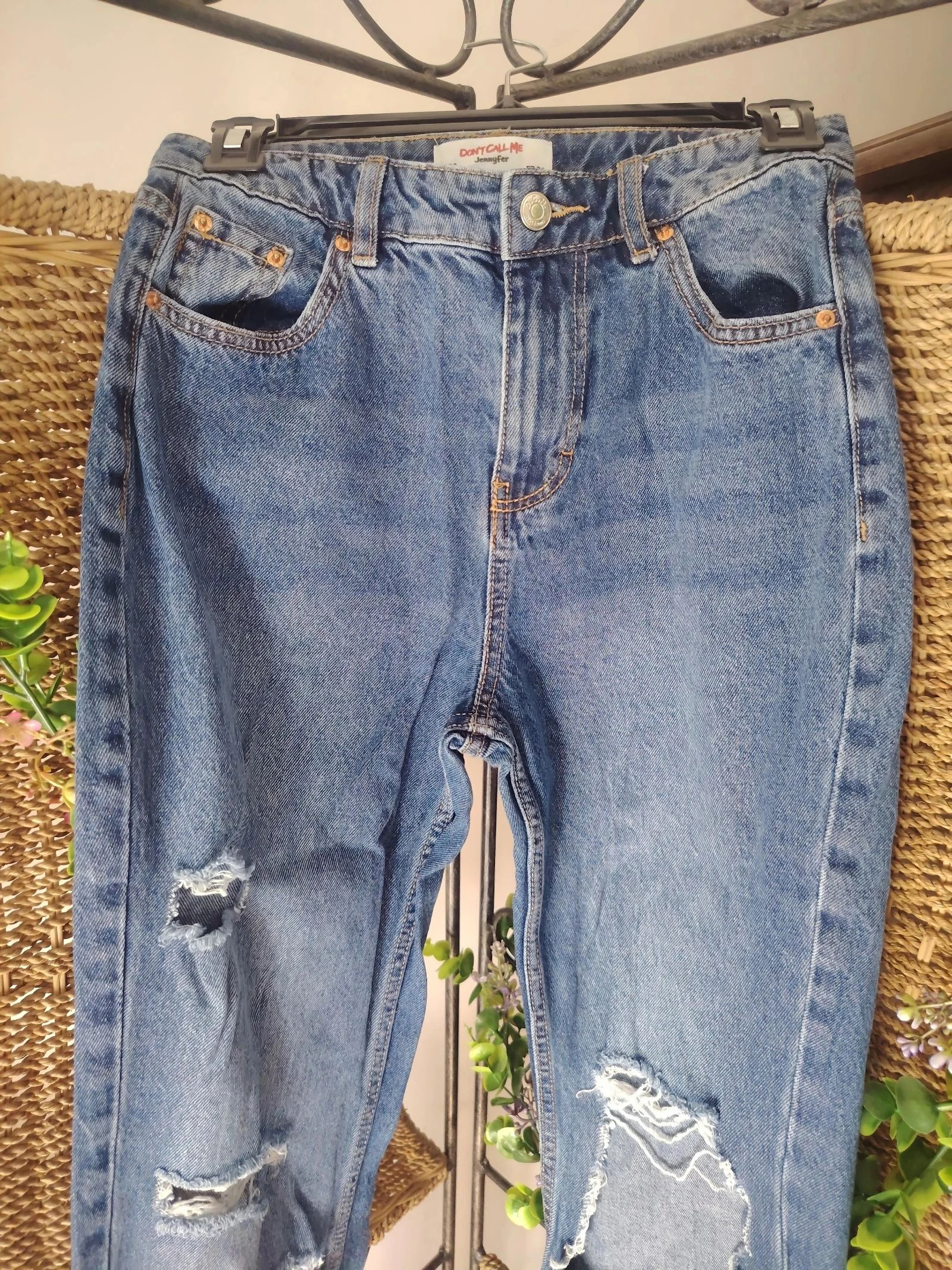 Women’s destroyed jeans size 34 Jennyfer – photo 2